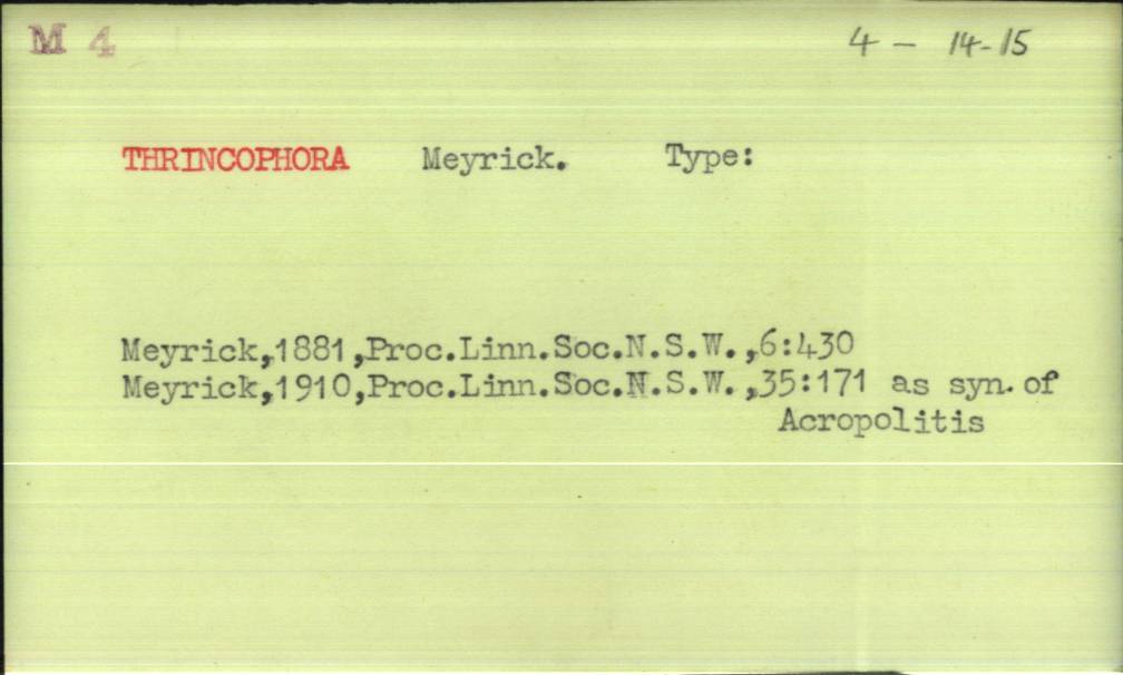 front of card